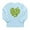 Sky Blue, variant on CafePress - Ginkgo Leaf Heart Long Sleeve Infant T Shirt - Long Sleeve Infant T-Shirt