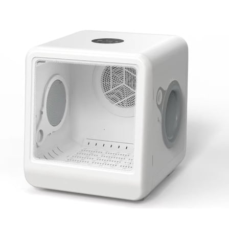 Automatic Pet Hair Dryer Box - 65L Large Capacity, Cool & Hot Wind, Patented Air Circulation for All Pet Sizes