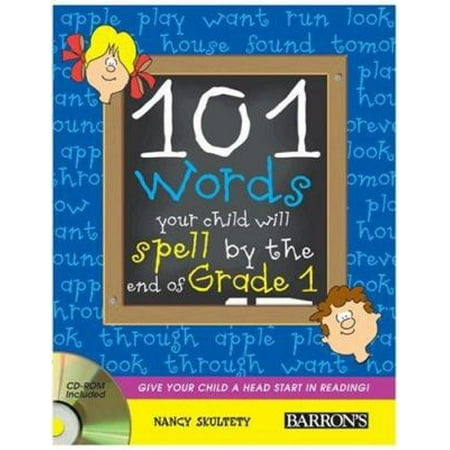 101 Words Your Child Will Spell by the End of Grade 1, Used [Paperback]