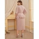 thumbnail image 5 of Vestido Dama Elegante Sexi Talla Extra Plus Casual de Fiesta-Rosa-2XL DaraBaby Shein Vest059_2, 5 of 6
