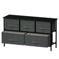 thumbnail image 5 of Keylever 2-Tier Closet Dresser with 5 Easy Pull Fabric Drawers and Metal Frame, Furniture Storage Tower, Multi-Purpose Organizer Unit For Closets, Dorm Room, Living Room,Bedroom, Hallway, 5 of 10