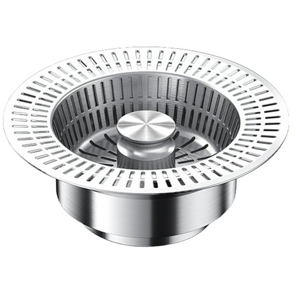 3-in-1 Stainless Steel Sink Aid, Kitchen Sink Drain Strainer, Sink Stopper