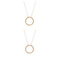 thumbnail image 3 of Collar de moda Qarigey Joyería Estética Redonda Oro Colgantes Elegantes, 3 of 6