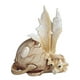 thumbnail image 1 of George S. Chen Imports Ss-G-71529 Figura decorativa de estatua de huevo de dragón con piedra natal de octubre, 5 pulgadas, ópalo blanco, 1 of 1
