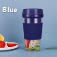 thumbnail image 2 of Electric Juicer Blender USB Rechargeable Fruit Blender Cup Smoothie Maker Multi-Function Food Processor (Blue), 2 of 5