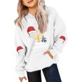 thumbnail image 2 of XEGLSBU Christmas Boys Hoodies Xlarge Kids Christmas Hanukkah Menorah Print Warm Hoodie White Size 10-11 Years, 2 of 3