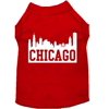 Pet Dog Cat Shirt Screen Printed, "Chicago Skyline"