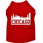 Pet Dog Cat Shirt Screen Printed, "Chicago Skyline"
