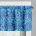 thumbnail image 3 of Ambesonne Aqua Window Valance, Abstract Fish Skin Scales, 54" X 18", Violet Blue Aqua, 3 of 5