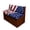 American Flag Pattern, variant on XYZCANDO Camper Cushion Covers Lightweight Polyester Fabric, Compatible with RV Home, for RV Couch Sofa, Eagle Pattern