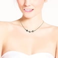 thumbnail image 4 of Celestial Beauty Three Round Labradorite Fashion Gold Beads Necklace, 4 of 5