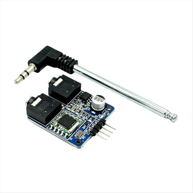 MóDulo de Radio EstéReo FM TEA5767 de 76-108 MHz, Receptor de Alta Sensibilidad con Antena para Proyectos de ElectróNica y Radio DIY.
