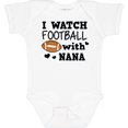 thumbnail image 3 of Inktastic I Watch Football with My Nana Boys Baby Bodysuit, 3 of 5