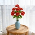 thumbnail image 5 of Decoración del hogar, decoración, Este ramo simulado de 12 claveles es adecuado para decoraciones de bodas, arreglos florales o como exhibición en un entorno de plantas en maceta. Planta artificial d, 5 of 5