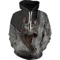 thumbnail image 2 of Sudadera con capucha con estampado 3D de gato lindo para hombres y mujeres, sudadera informal de manga larga con gráficos, chándal de gran tamaño, ropa de calle para hombres, 2 of 5