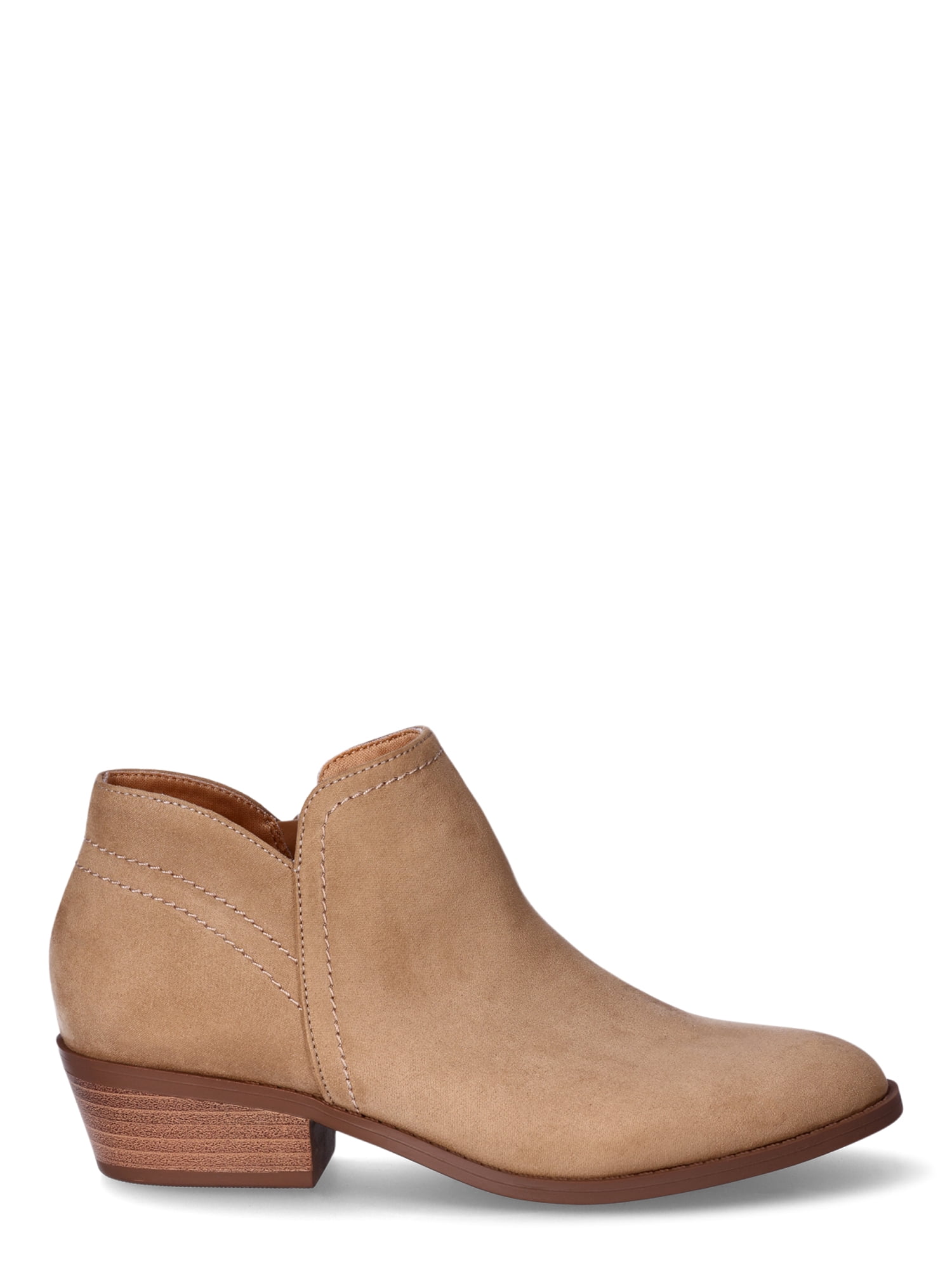 Time and Tru Women's Core Ankle Boots, Wide Width Available