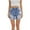 Blue, variant on Durtebeua Women Denim Shorts Denim Shorts Hot Pants for Women Pockets Blue XL
