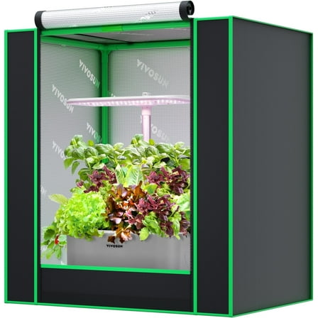 VIVOSUN Small Grow Tent 20” x 14” x 21” Mylar Plant Growing Tent, Durable Structure