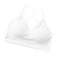 thumbnail image 5 of UoCefik Padded Bralettes for Women Pack of 3, Sports Bras with Spaghetti Strap, V Neck Cami Bra for Sleeping Gray Medium, 5 of 5