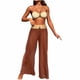 thumbnail image 2 of Traje de baño de 2 piezas para mujer, trajes de baño para mujer, traje de baño de color liso para mujer + bañador y bikini de moda con abertura, traje de baño de nailon para mujer, 2 of 5