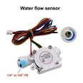 thumbnail image 3 of 1/4" 3/8" Quick TDS Water Flow Sensor 1.75MPa Hall Sensor PE Pipe Turbine Flowmeter DC5~18V Water Quality Inspection Sensor ,Durable Build, 3 of 6