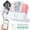 Pink, variant on SLOK Thermal Mini Printer, Portable Inkless Bluetooth Sticker Maker with 10 Rolls Paper, Pink