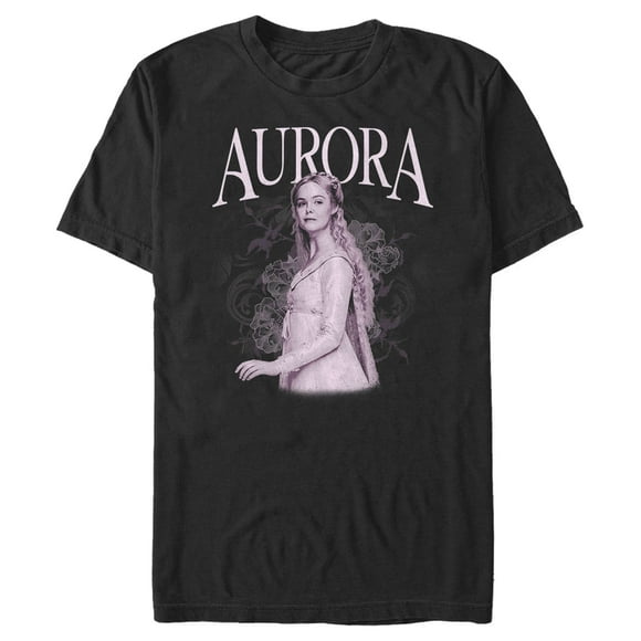 Men's Maleficent: Mistress of All Evil Briar Rose Portrait  T-Shirt - Black - Large