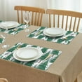 thumbnail image 3 of Premium Christmas Placemats 12x17 Inch Set of 4, Waterproof Table Mats - Winter Deer Snowflake Design for Kitchen Dining Holiday Use, 3 of 6