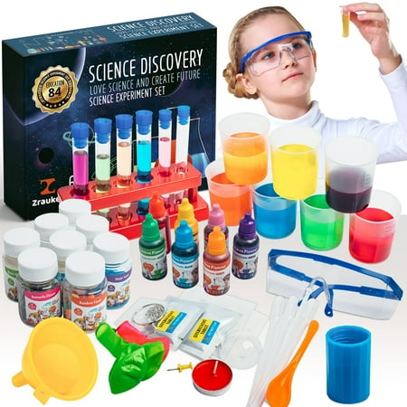 Zrauker Science Kit with 80 Experiment Kit Aged 6 7 8 9 10 11 12 13 14 15 DIY STEM Chemistry Kit Scientific Learning Tools Kits Great Gift for 6 8 12 15 Year Old Boys Girls Walmart