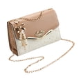 thumbnail image 3 of Bolso bandolera Yinane para mujer con cadena cuero Caqui, 3 of 8