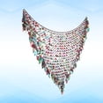 thumbnail image 1 of FENGGUIQU Pañuelo De Cadera Triangular Con Lentejuelas Coloridas Para Falda Y Cinturón De Danza Del, 1 of 7