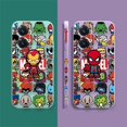 thumbnail image 4 of Case For VIVO Y55 Y52S Y53S Y66 Y71T Y73S 5G Y85 Y93 Z5X Z6 Simple Liquid Silicone Case Marvel Cartoon Iron Spider-Man Poster, 4 of 5