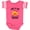 Football Pink and White, variant on Inktastic Duck Lover Cute Girls Girls Baby Bodysuit