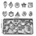 thumbnail image 3 of AKEGAMN 30 Set Of Geometry Cut Clay Clay Clay Cake Cookie Baking, 3 of 3