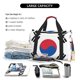 thumbnail image 5 of Fotbe Korea Bolsa de Viaje con Estampado, Bolsa de Fin de Semana para Mujer con Compartimento para Zapatos, Bolsa de Gimnasio con Bolsillo Húmedo, 5 of 7