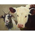thumbnail image 3 of Hawley, Carolyne 14x12 Black Modern Framed Museum Art Print Titled - Farm Pals I, 3 of 5