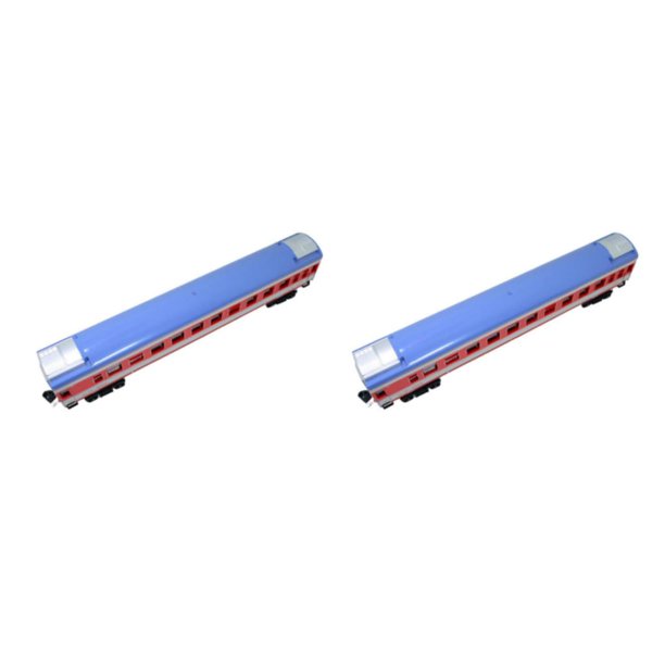 Inteprter Modelo de tren de juguete YZ25G Coche de pasajeros juguetes regalo niños verde Rojo 2piezas