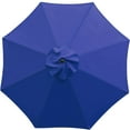 thumbnail image 1 of Housse de Remplacement pour Parasol de Marché pour Patio - Tissu en Polyester Sans Cadre pour Parasol, 1 of 7