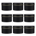 thumbnail image 1 of 10pcs Candle Jars Travel Tins Candle Storage Container for Candle Making, 1 of 9