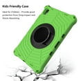thumbnail image 3 of Dteck Case for Lenovo Tab P11 TB-J606F (11") 2021 Tablet ,Kids Shock Proof EVA Foam Hybrid Protective Cover Rotating Lightweight Durable Stand with Shoulder Strap,Green, 3 of 6