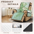 thumbnail image 3 of Yuyamidu Green Flower Stretch Recliner Chair Cover for Pet Washable Reclining Chair Covers with Elastic Straps Thicken Single-Seater Sofa Slipcovers Decorative Furniture Protector, 3 of 7