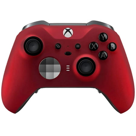 Soft Touch Red UN-MODDED Custom Controller Compatible with Xbox ONE Elite Series 2