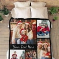 thumbnail image 5 of Custom Photo Collage Blanket for Family, Customized Bed Blanket with 10 Pictures & Text for Best Friends Kids Personalized Your Own Photos on Throw Blanket for Birthday Memorial Gifts A Blankets, 5 of 5