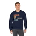 thumbnail image 5 of Tree Climber Husband Dad Sweatshirt Gift Crew Neck Shirt Long Sleeve Unisex, 5 of 5