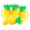 thumbnail image 2 of 4pcs Pineapple Straw Tips Lids Silicone Straw Plugs for Straw Cups Drinking Straw, 2 of 8
