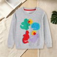 thumbnail image 2 of Gerichy Toddler Boys Girls Winter Clothes Cotton Pullover Sweatshirts Kids Cute Cartoon Embroidery Crewneck Tops 1T-7T, 2 of 6