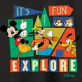 thumbnail image 3 of Disney - Mickey & Friends - It's Fun To Explore - Youth Crewneck Fleece Sweatshirt, 3 of 5