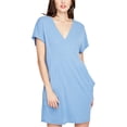 thumbnail image 1 of Rachel Roy Womens Draped Pockets Shift Dress, Blue, X-Large, 1 of 1