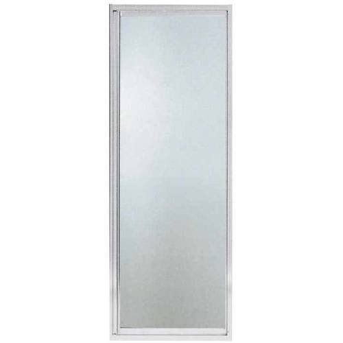 Sterling SP2270A38S Intrigue 27.563" x 72" NeoAngle Shower Door, Silver/Pebble Glass Texture