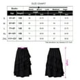 thumbnail image 5 of High Waisted Ruffle Soft Cotton Long Maxi Skirts with Elastic Waistband for Kid Girls 3-14 Years, 5 of 5
